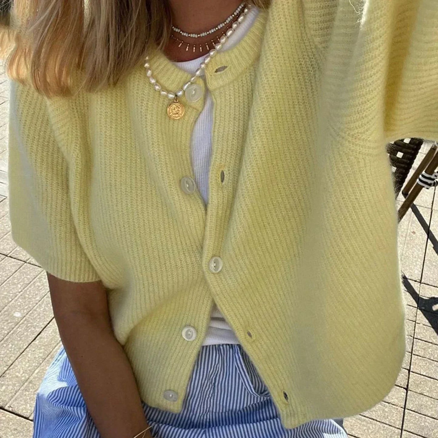 NORA | Streetwear Vest met Korte Mouwen