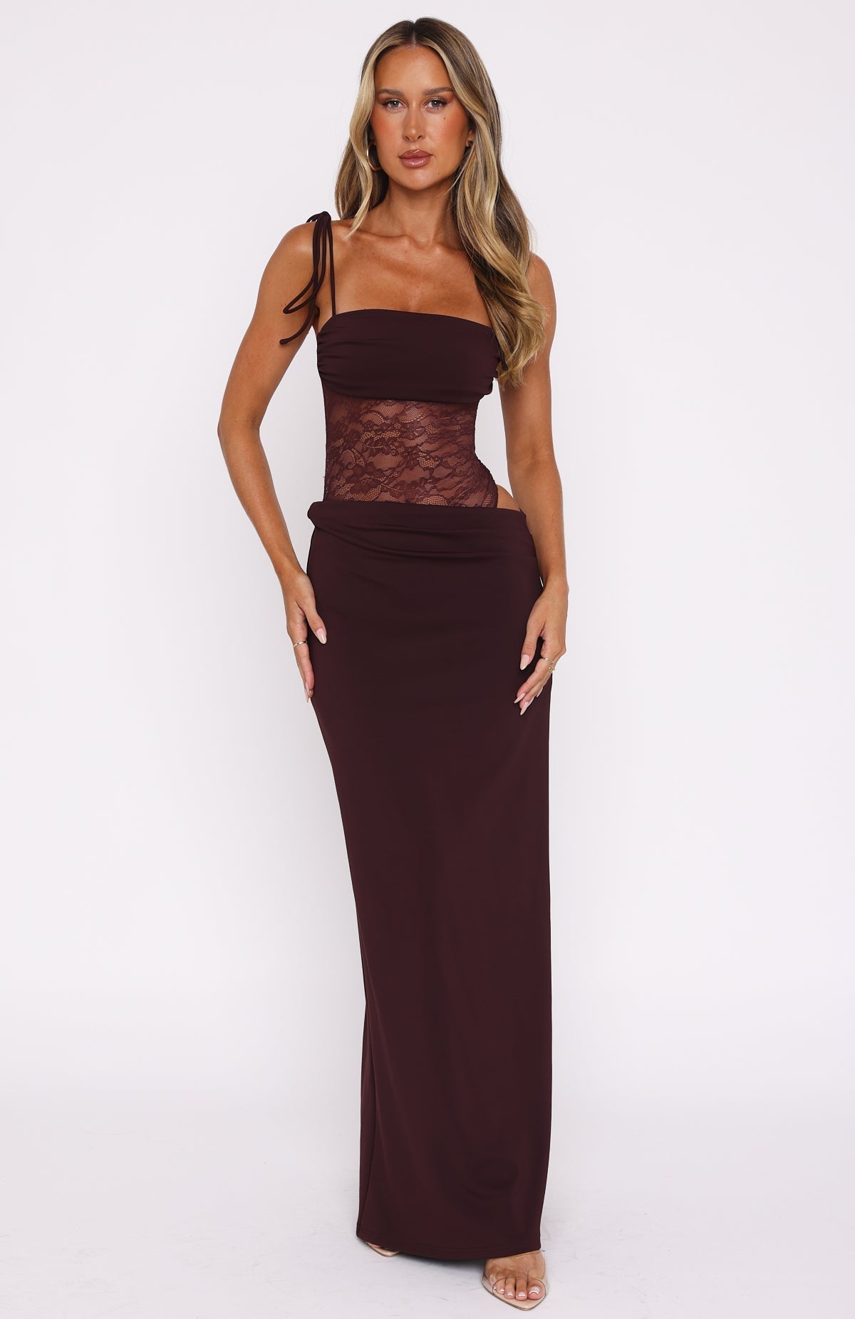 Selena | Maxi Jurk Dames Kant | Luxe & Elegante Feestjurk Voor Speciale Gelegenheden