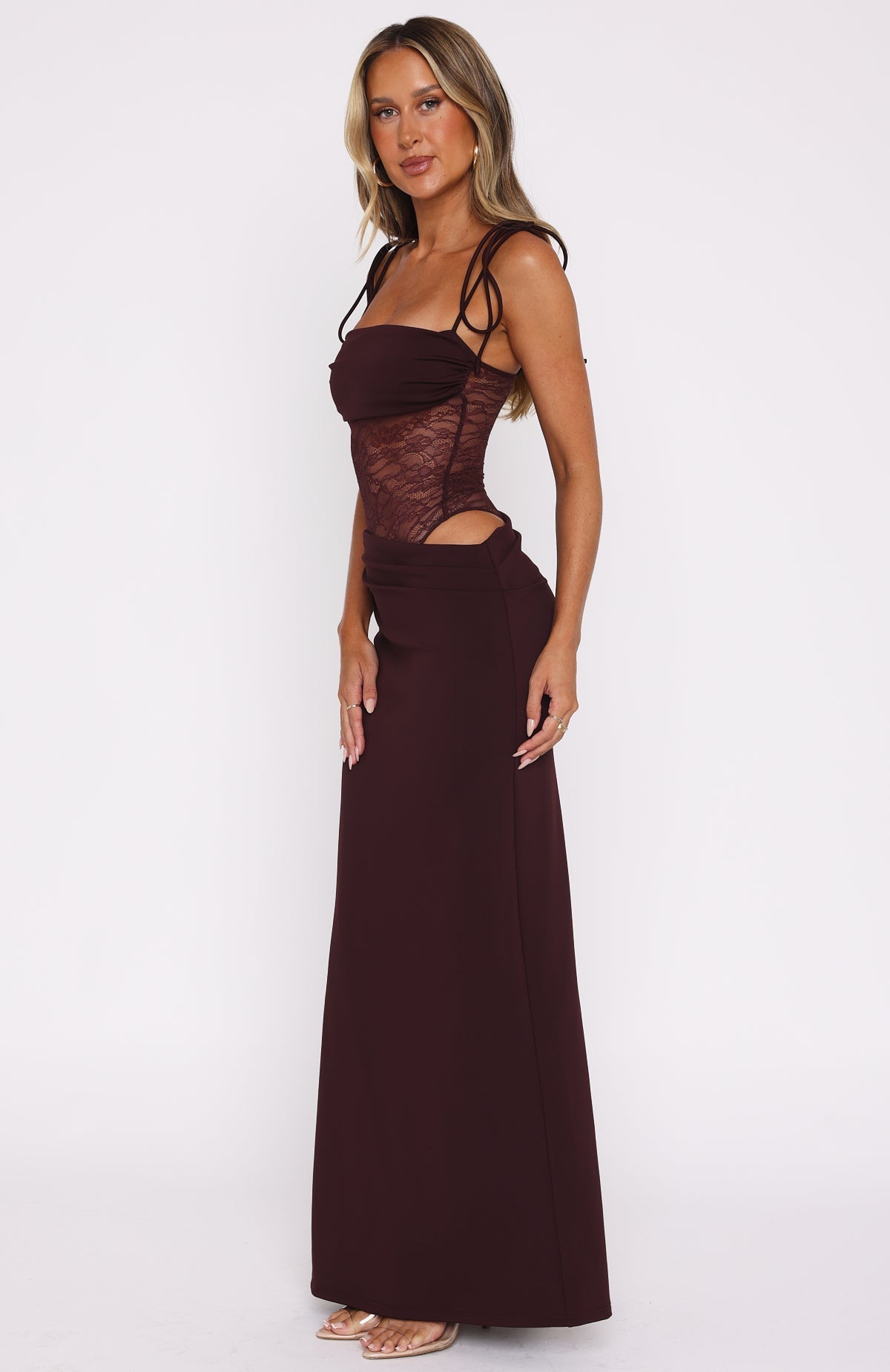 Selena | Maxi Jurk Dames Kant | Luxe & Elegante Feestjurk Voor Speciale Gelegenheden