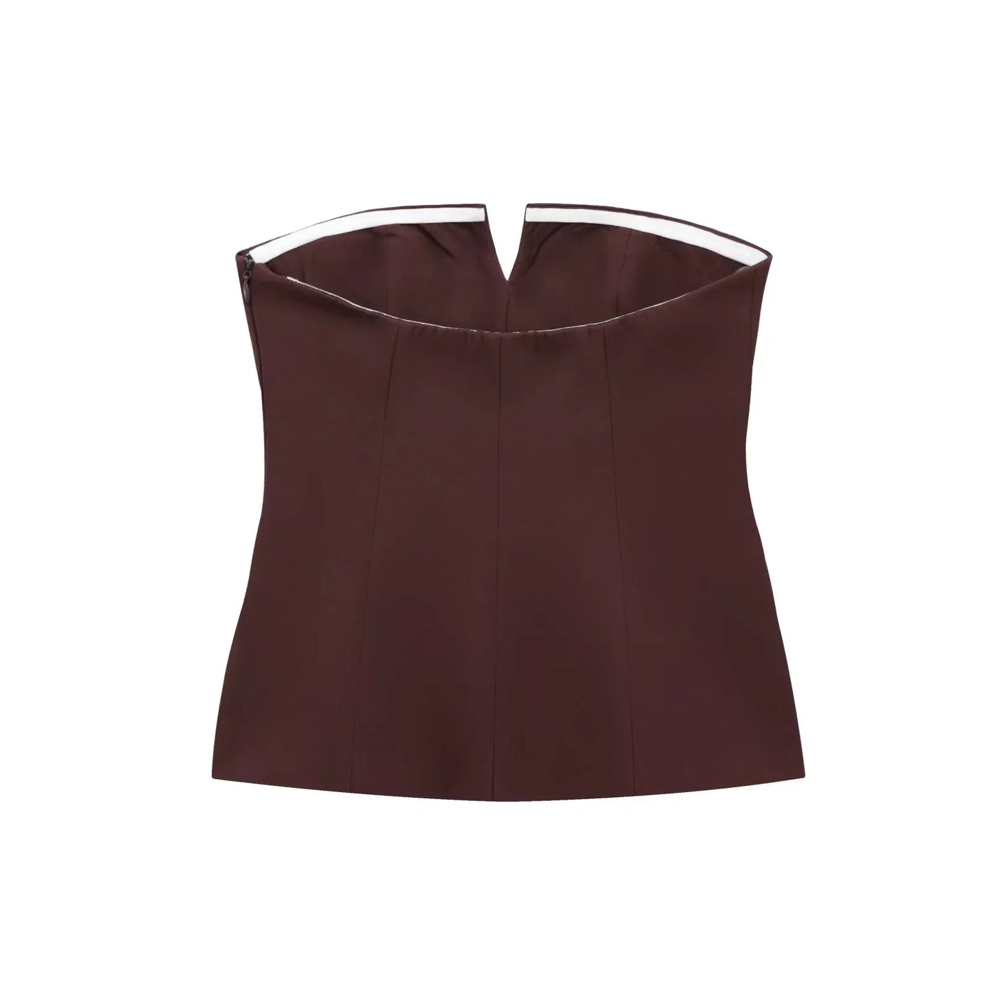 Sofia | Luxe Strapless Dames Top Met V-Hals En Antislip Detail – Elegant, Comfortabel & Blijft Perfect Zitten