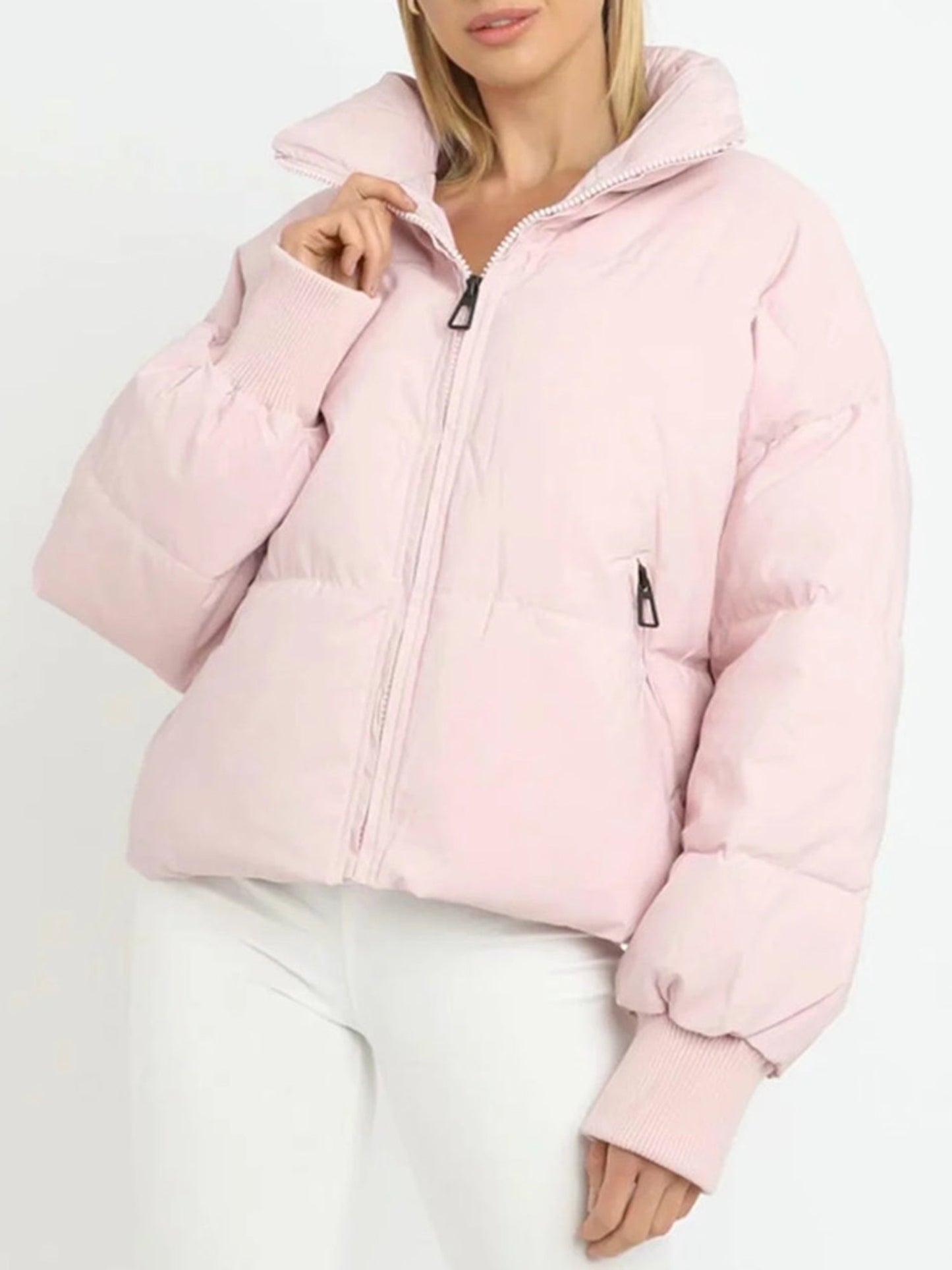 Elise | Dames Cropped Donsjas – Oversized, Warm & Lichtgewicht