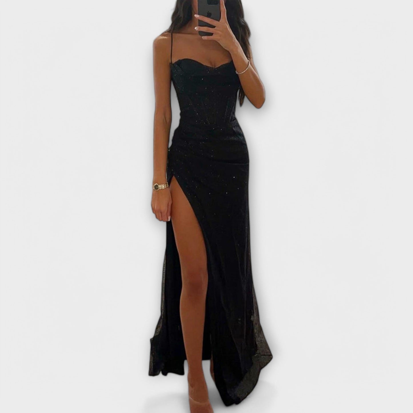 ALYA | Elegante Maxi Jurk voor Dames met Klassieke Stijl en Comfort