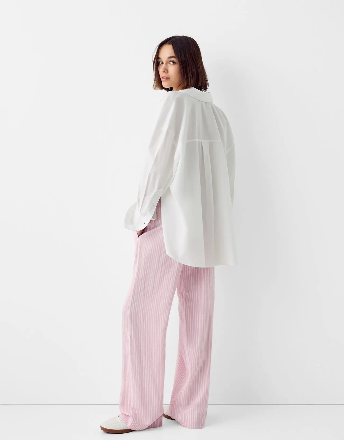Liora | Gestreepte Losvallende Broek