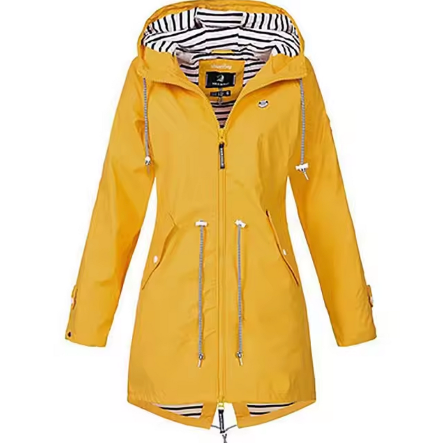Nora | Dames Waterdichte Mantel met Capuchon – Beschermend & Stijlvol