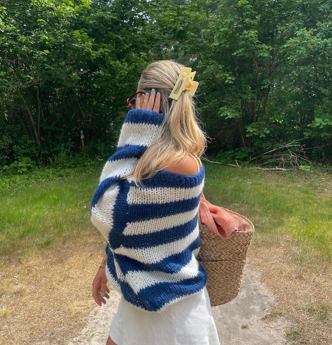 Isra | Oversized Gebreid Vest Dames | Warme & Trendy Cardigan Voor Winter