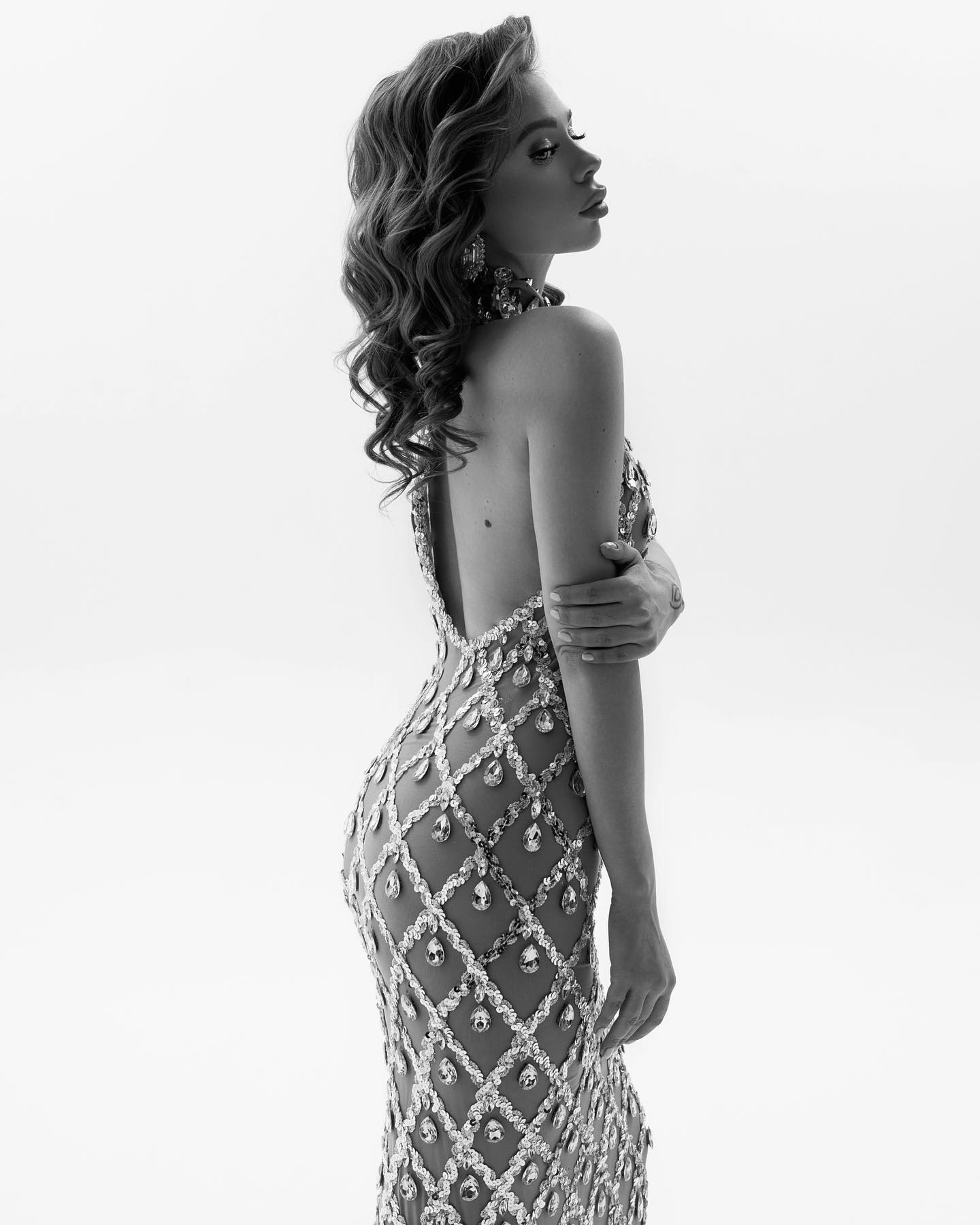 Crystal Veil | hique Maxi Jurk Dames | Perfect voor Feest & Avond