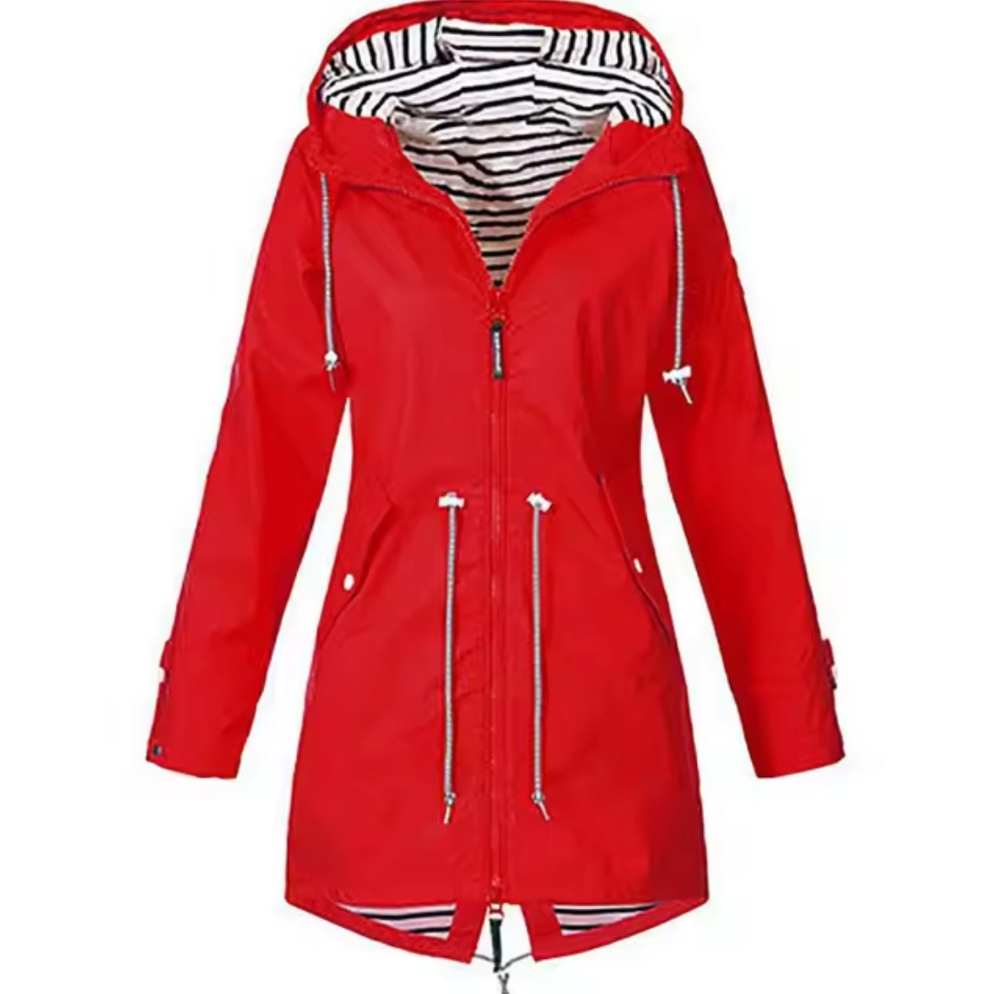Nora | Dames Waterdichte Mantel met Capuchon – Beschermend & Stijlvol