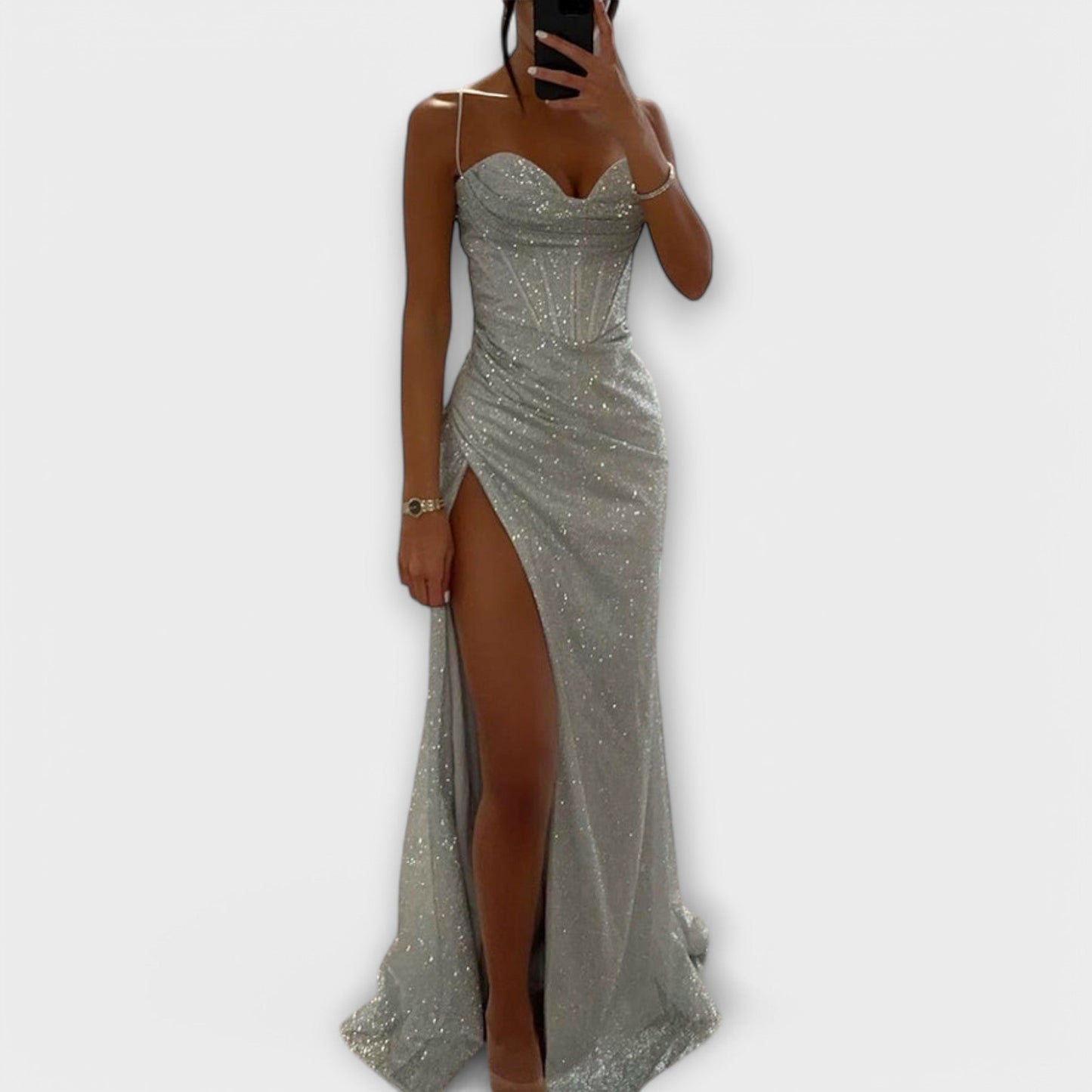 ALYA | Elegante Maxi Jurk voor Dames met Klassieke Stijl en Comfort