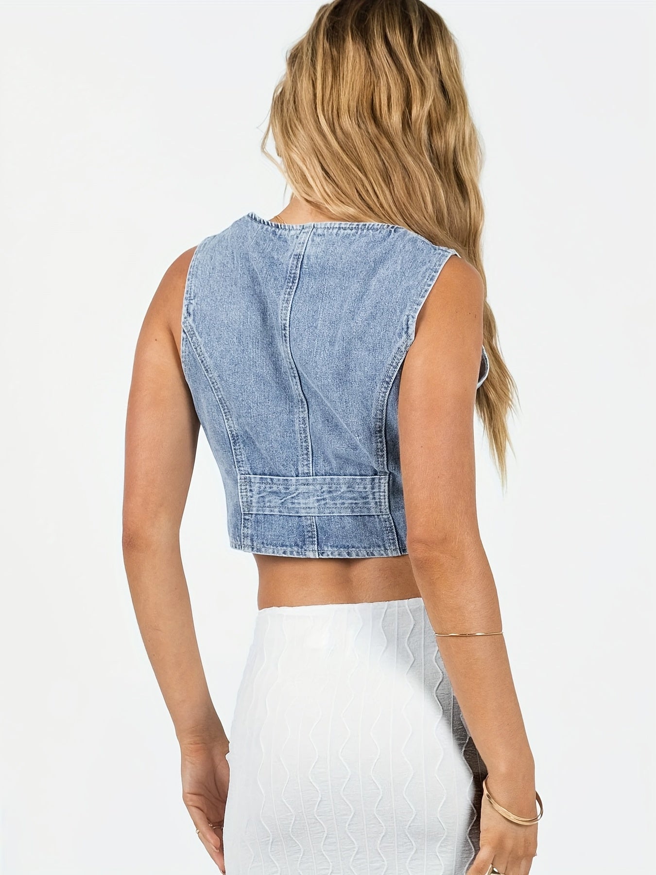 EMMA | Zomerse Denin Gilet