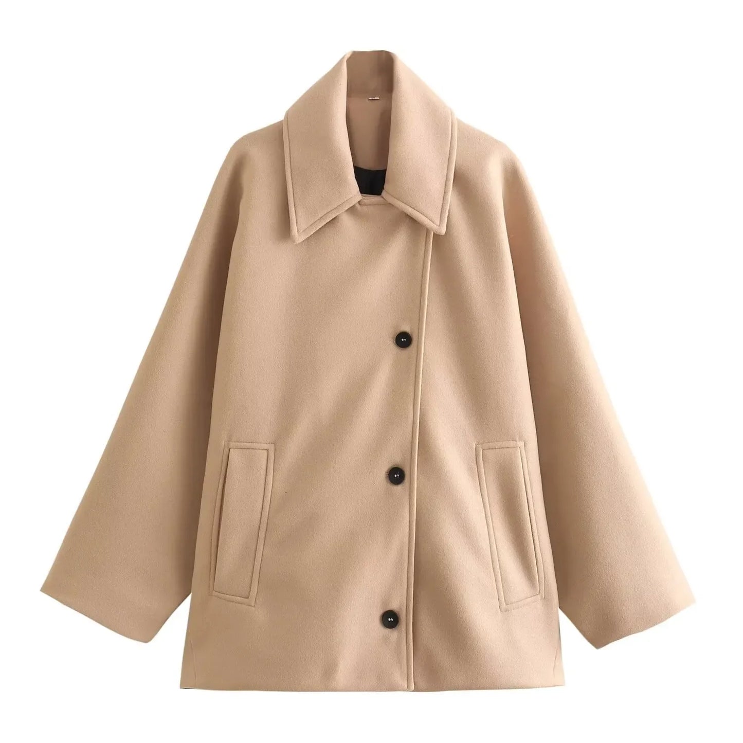 Isolde | Wollen Jas Dames | Elegante Trenchcoat & Tijdloze Winter Mantel