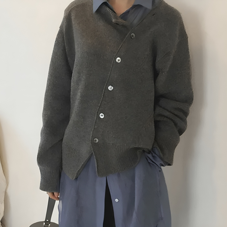 Jet | Gebreid Vest Dames | Casual Cardigan Met Knopen Voor Herfst & Winter