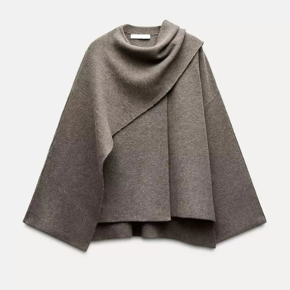 Noor Cozy Wollen Jas met Knopen & Zakken | Elegante Warmte