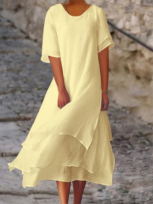 JASMINE | Jurk van Linnen