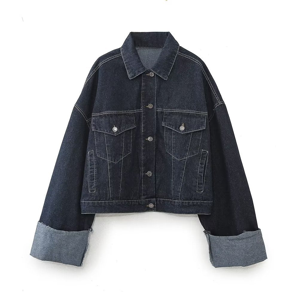 Noelle | Denim Co-ord Set Dames | indigo Jeans Look & Trendy Style