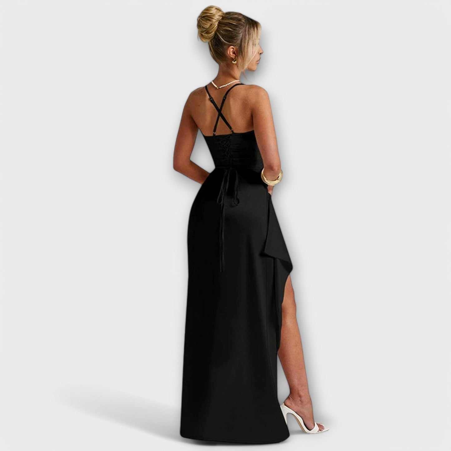 JUNE | Elegante Satin Jurk voor Dames - Stijlvolle Avondmode en Uitgaansjurk
