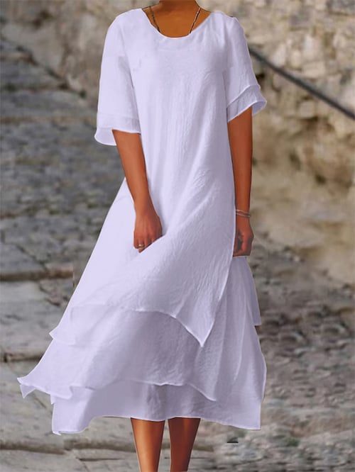 JASMINE | Jurk van Linnen