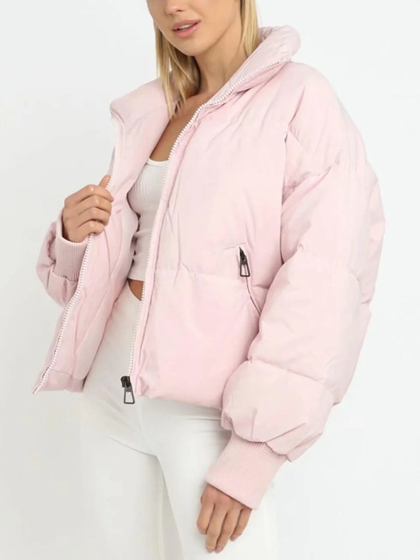 Elise | Dames Cropped Donsjas – Oversized, Warm & Lichtgewicht