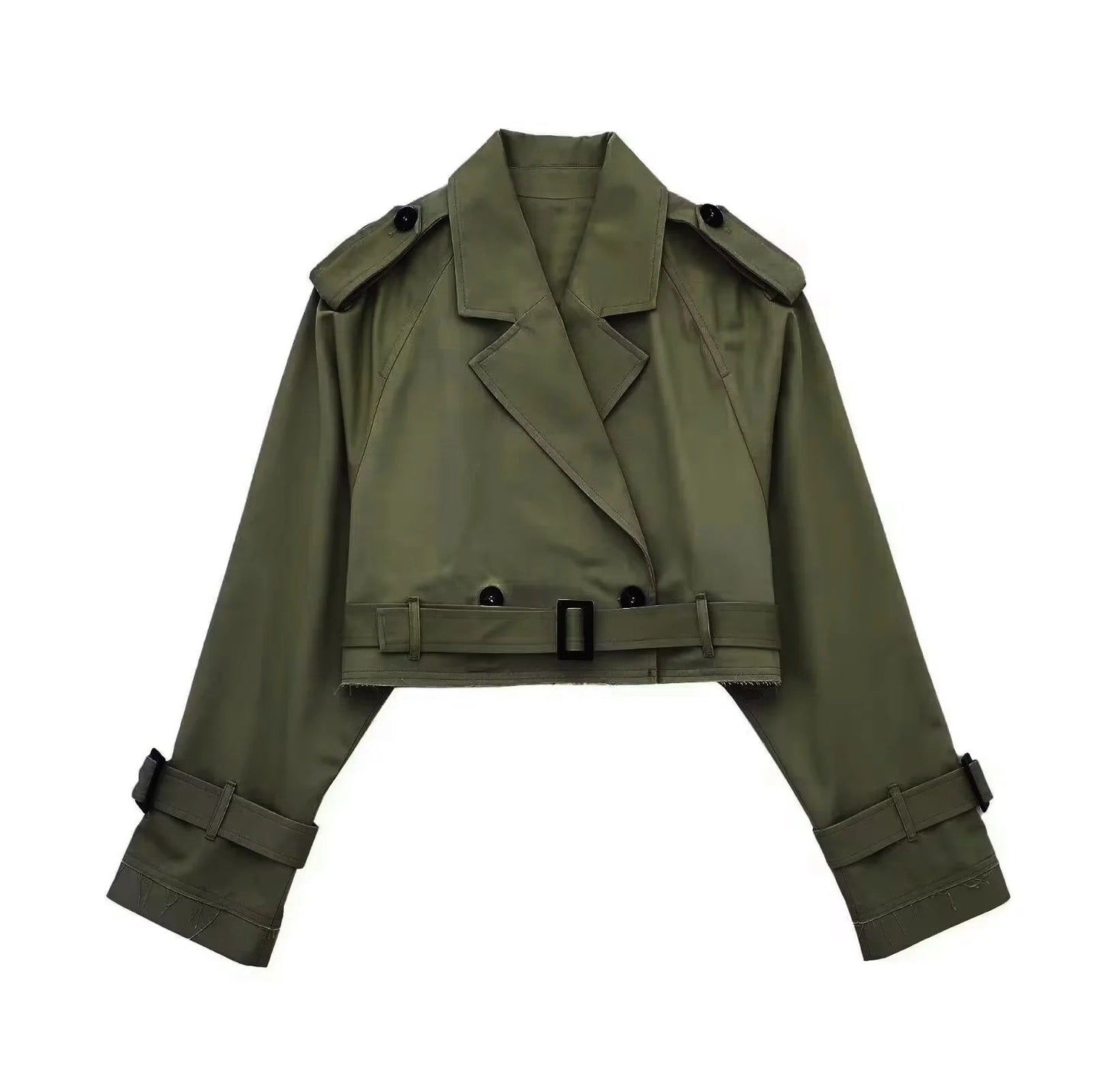 Amélie | Trenchcoat met korte lengte en stijl
