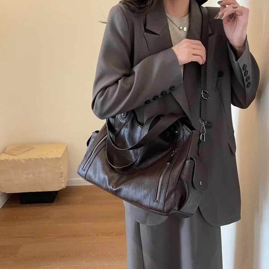 Elena | Elegante Schoudertas Dames | Modieuze & Handige Tas Voor Werk & Vrije Tijd