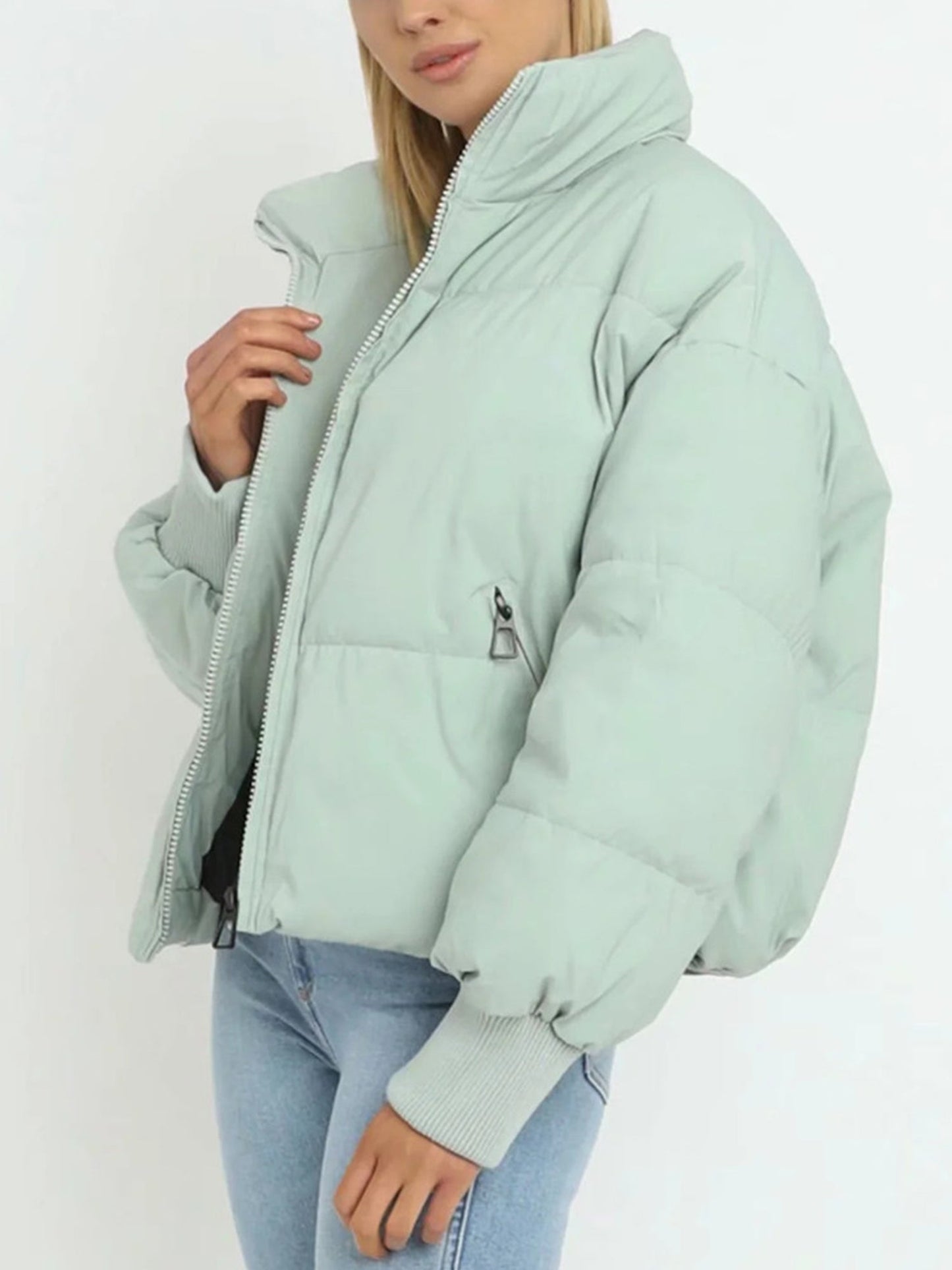 Elise | Dames Cropped Donsjas – Oversized, Warm & Lichtgewicht