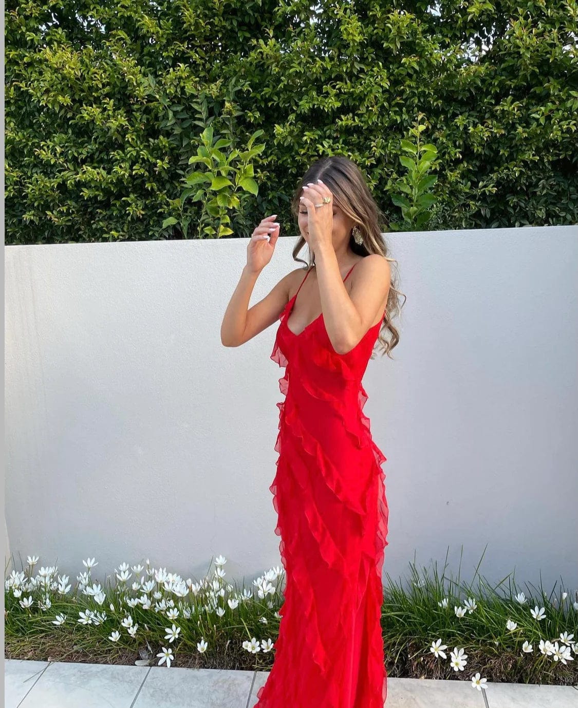 Novi | Elegante Jurk Dames Met Ruches | Trendy & Vrouwelijke Feestjurk