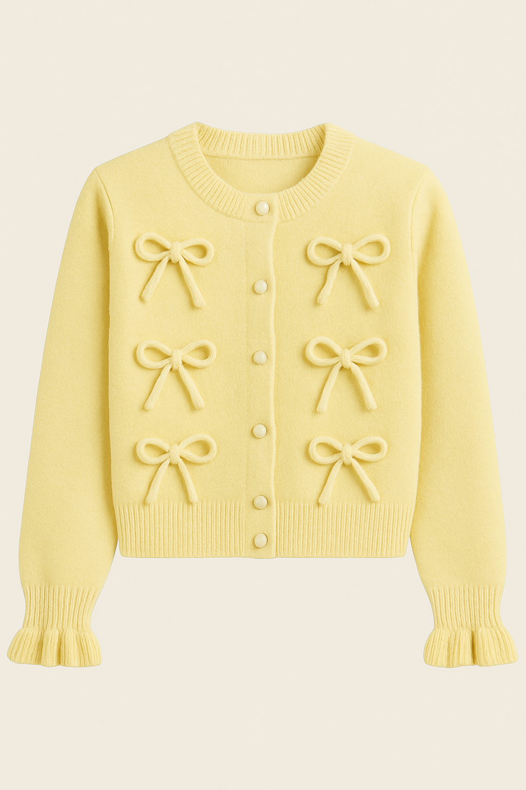 DJAMILLA | Elegante Cardigan met strikjes