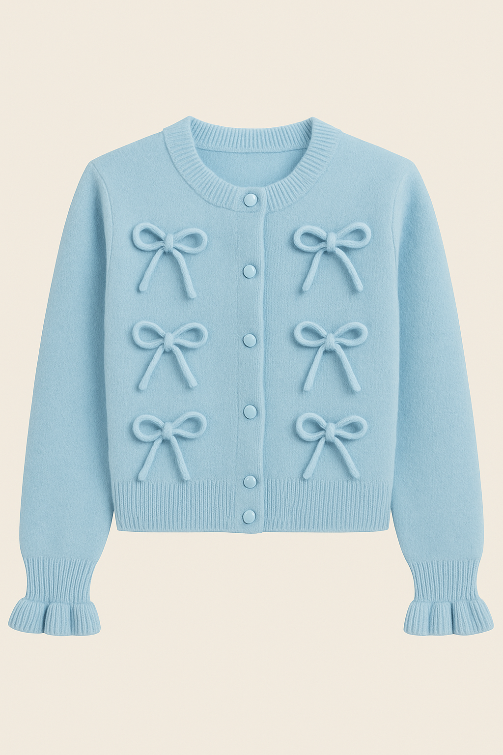 DJAMILLA | Elegante Cardigan met strikjes
