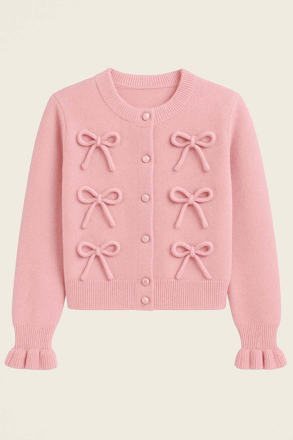 DJAMILLA | Elegante Cardigan met strikjes