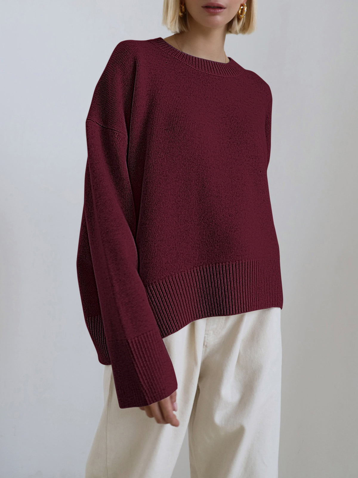 Mila | Warme Oversized Trui Dames | Modieus & Gebreid