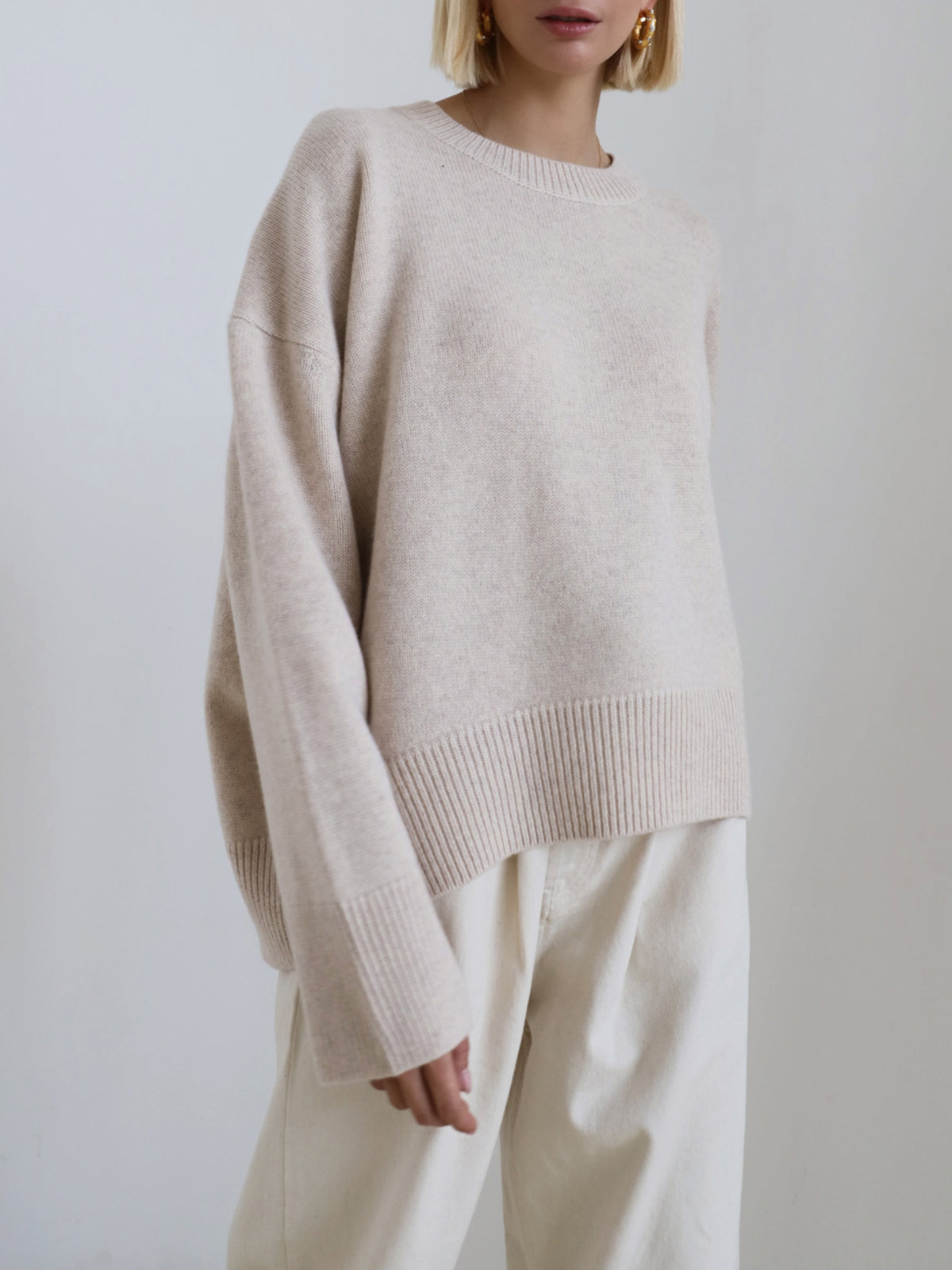 Mila | Warme Oversized Trui Dames | Modieus & Gebreid