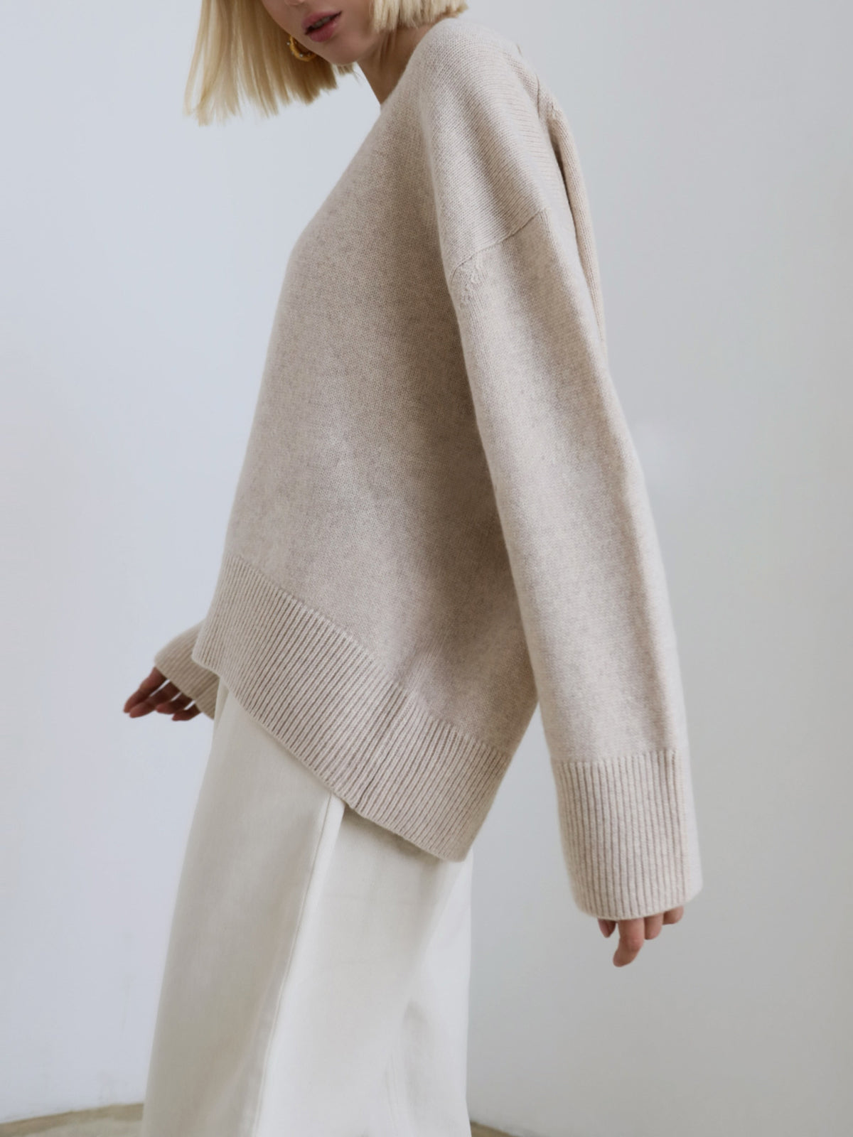 Mila | Warme Oversized Trui Dames | Modieus & Gebreid