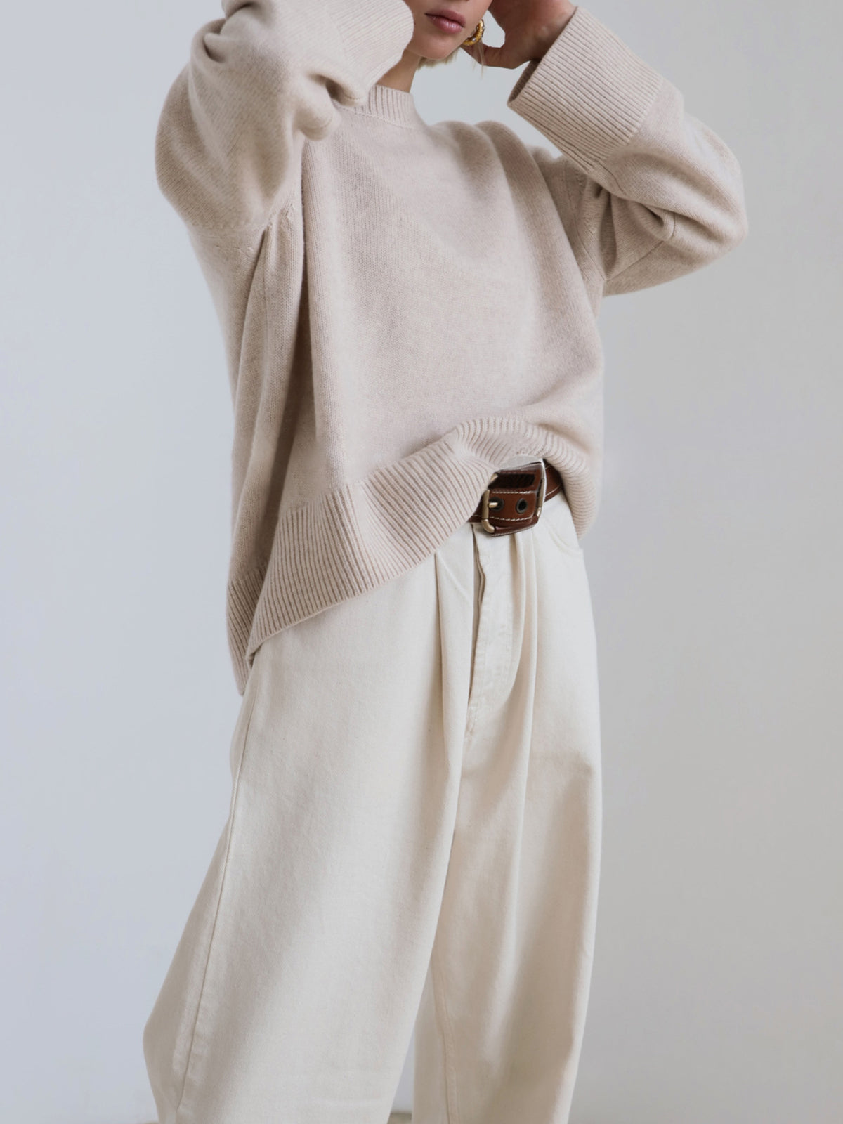 Mila | Warme Oversized Trui Dames | Modieus & Gebreid