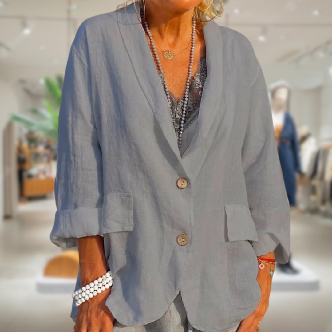 ZOË | Dames zomerjas linnen licht stijlvol comfortabel