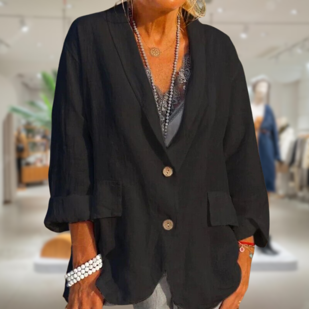 ZOË | Dames zomerjas linnen licht stijlvol comfortabel