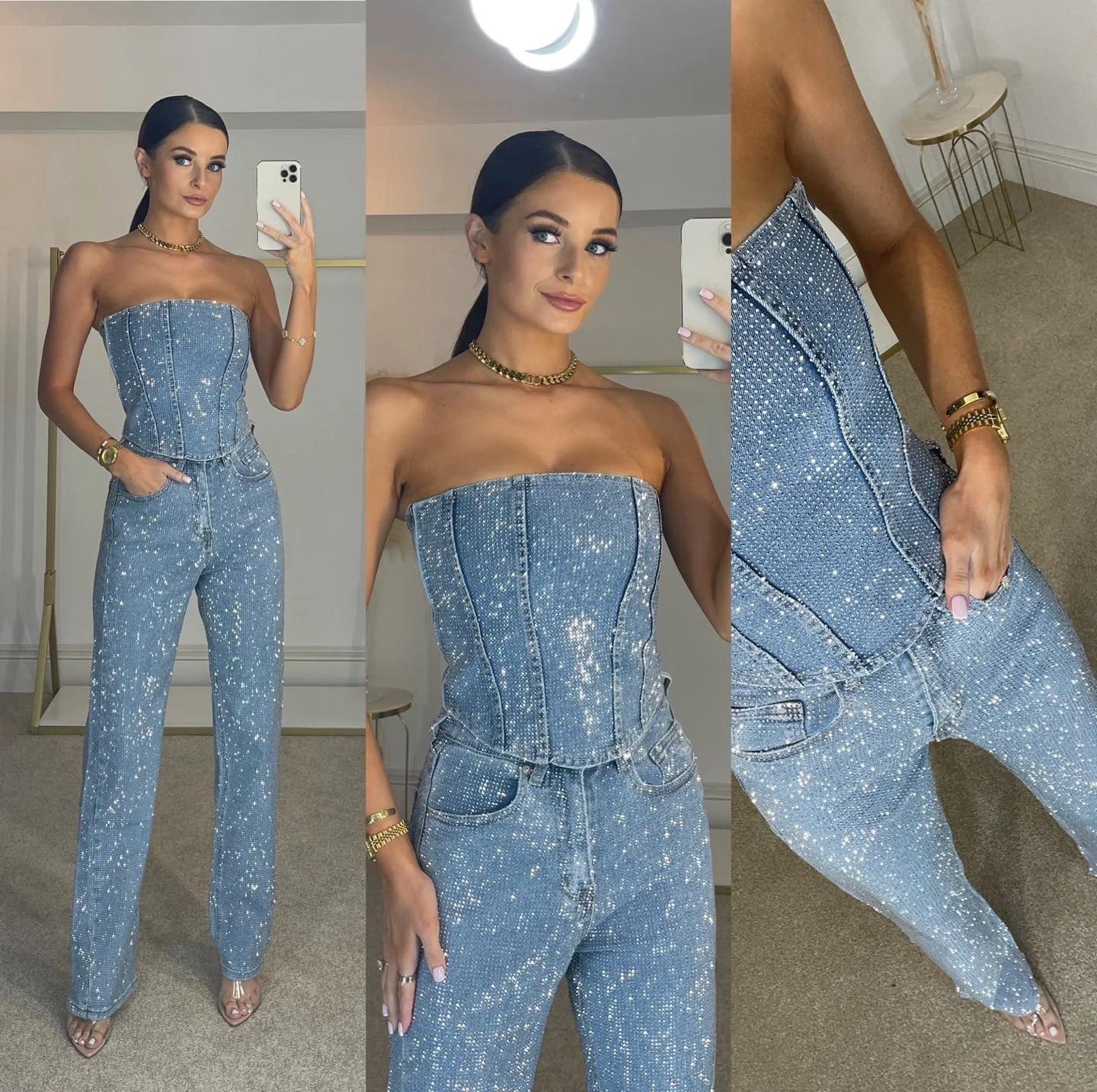 Isa | Elegante Jumpsuit Dames Strapless | Perfecte Feest & Party Outfit