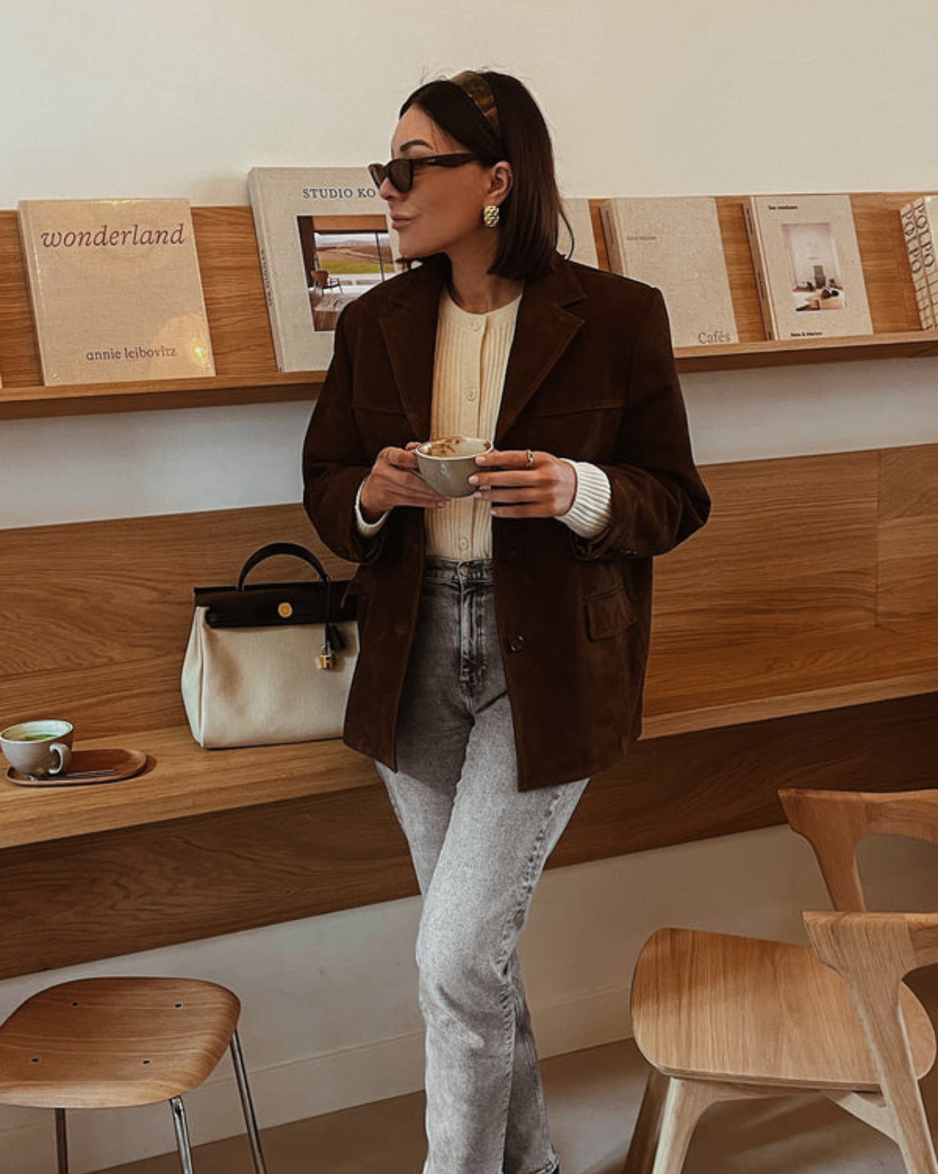Dames Suède Blazer | Elegante Blazer met Nette Knoopsluiting
