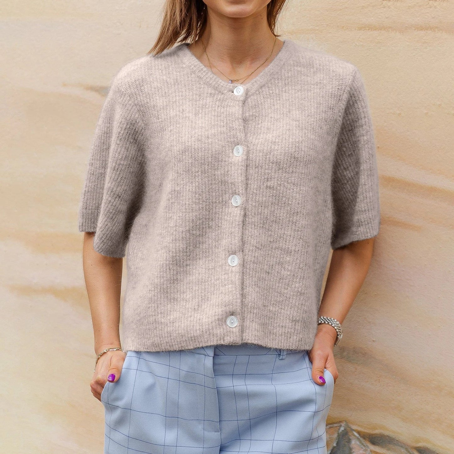 NORA | Streetwear Vest met Korte Mouwen
