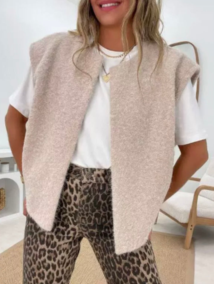 Dames Vest van Luxe Mohairmix | Zacht, Warm & Ruimvallende Pasvorm