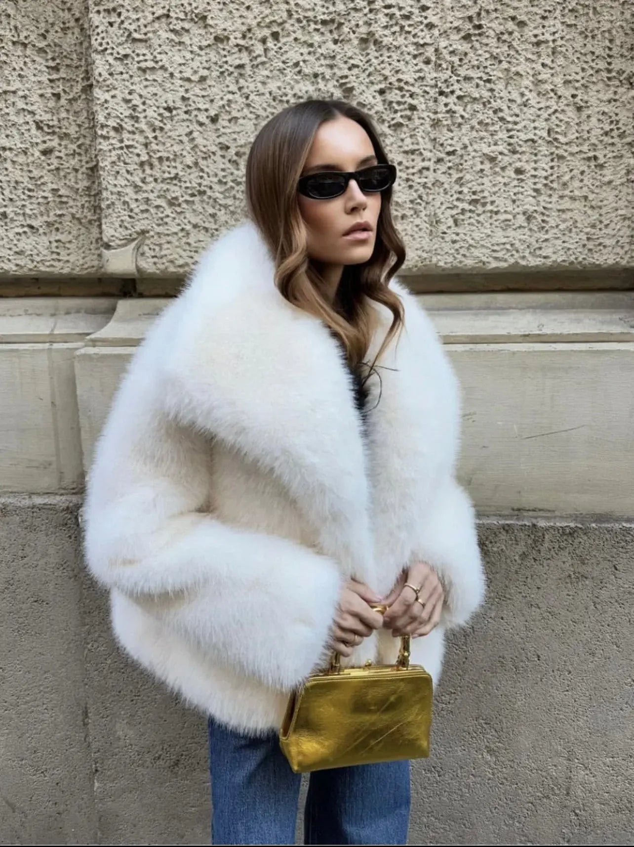 Noë | Faux Fur Jas Dames | Exclusieve Kunstbont Jas Limited Edition