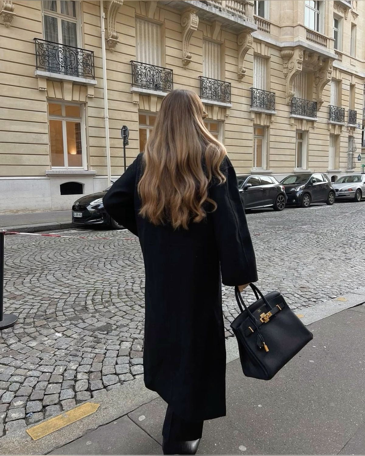 Celine | Oversized Jas Dames | Lange Mantel Met Reverskraag & Dubbele Knopen