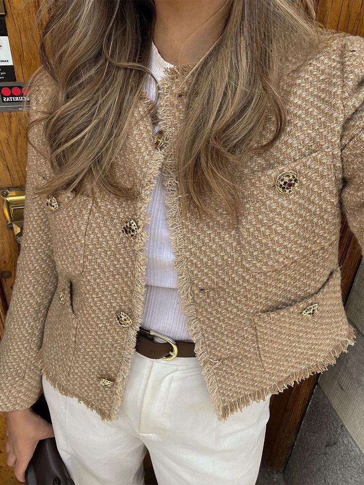 ALINA | Elegant Tweed Vestje