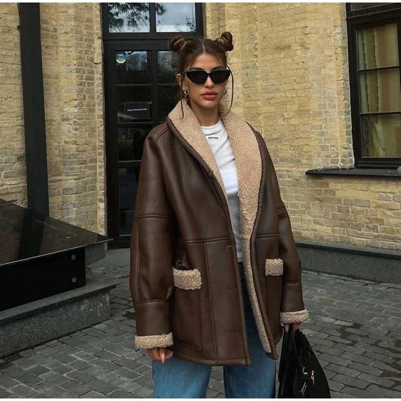 Dames Getailleerde Winterjas met Riem | Stijlvol, Warm & Elegant