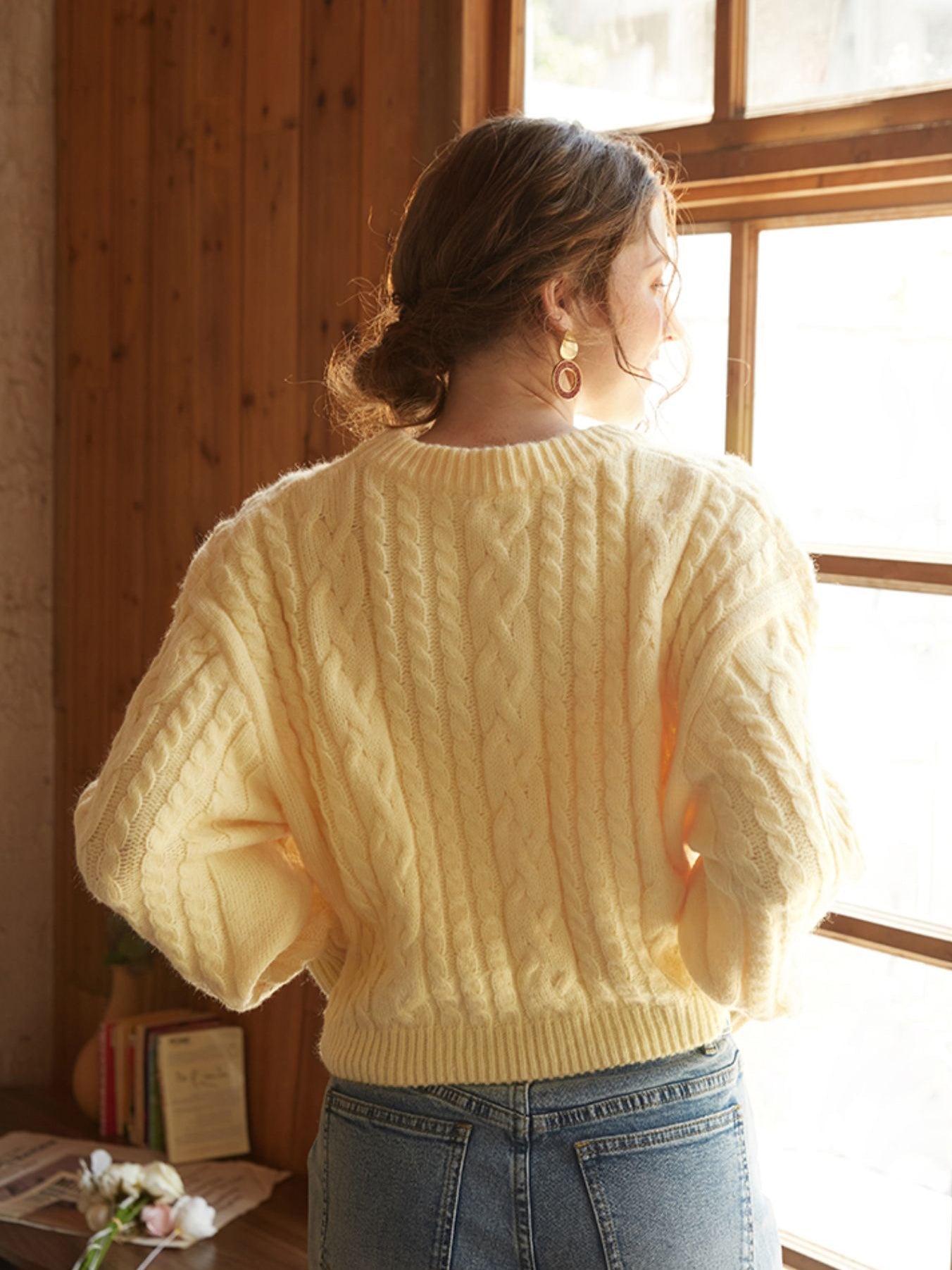 Elina | Trendy Cropped Trui Dames | Wol, Comfortabel & Modieus