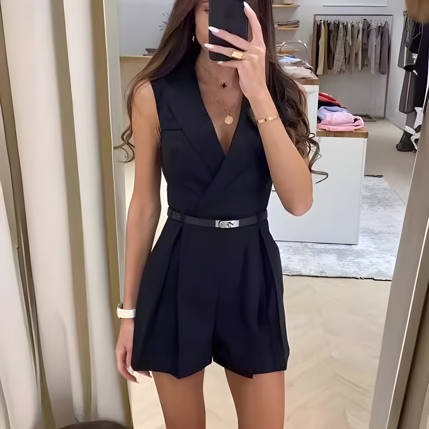 EMMA | Stijlvolle Mouwloze Jumpsuit