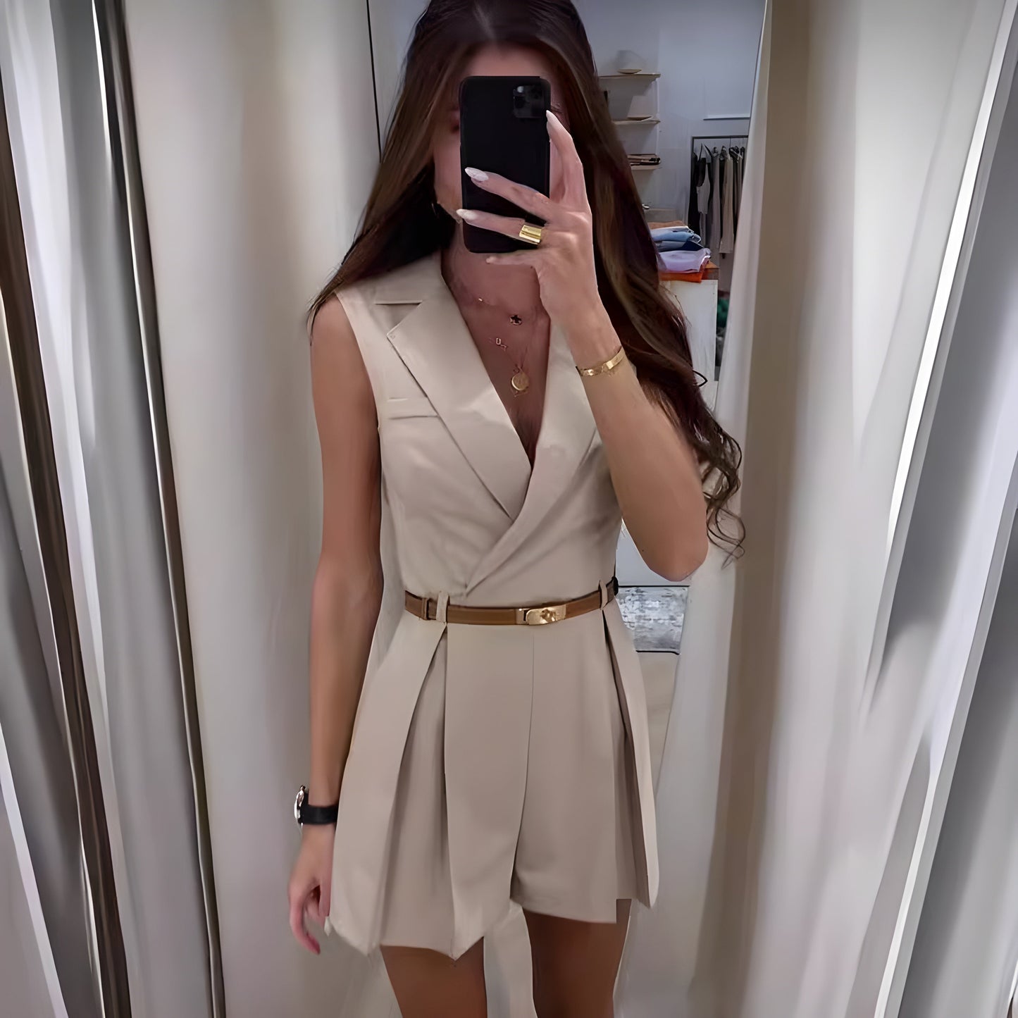 EMMA | Stijlvolle Mouwloze Jumpsuit