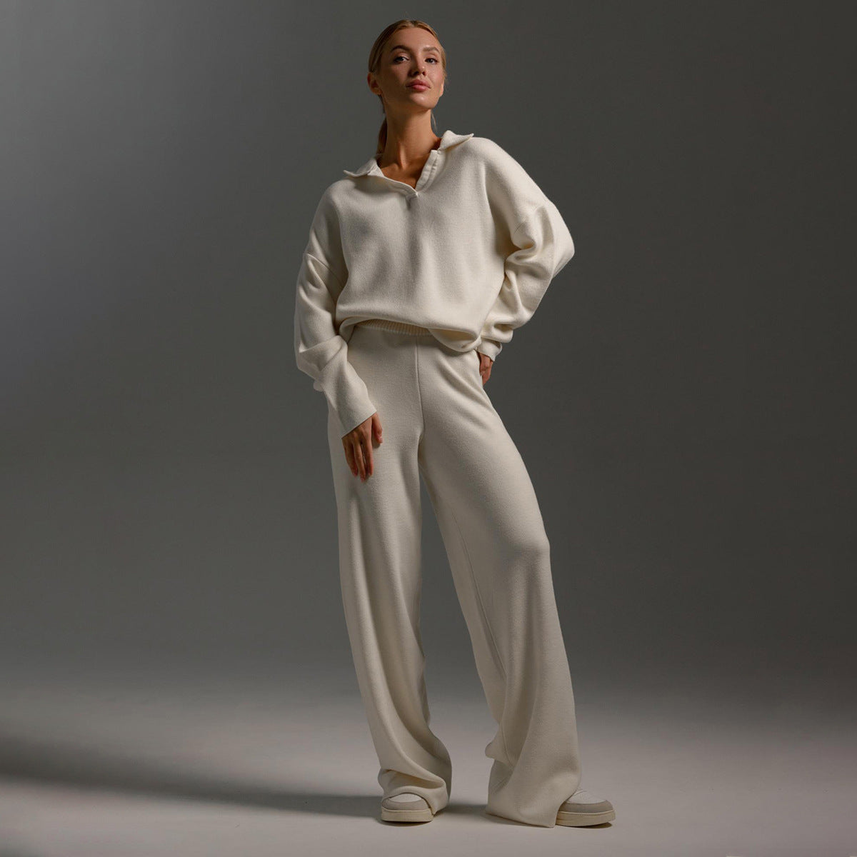 Aluna | Lounge Set Dames | Wide Leg Broek & Relaxed Fit Top