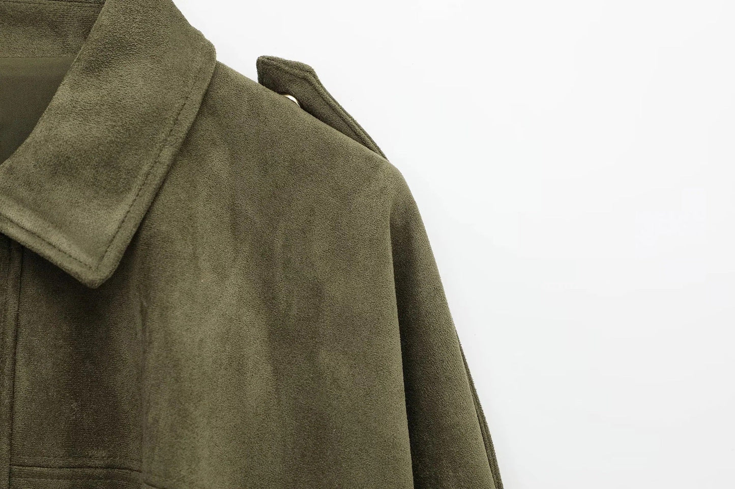 FAYE | Oversized Suede Jacket