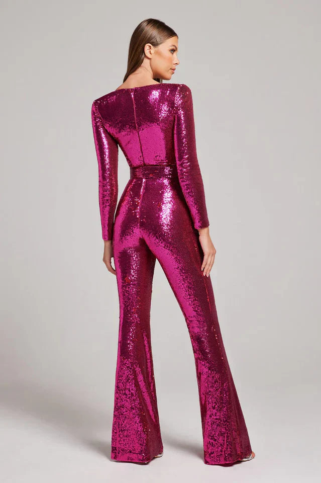 VIOLET | Festival Pailletten Jumpsuit Voor Dames