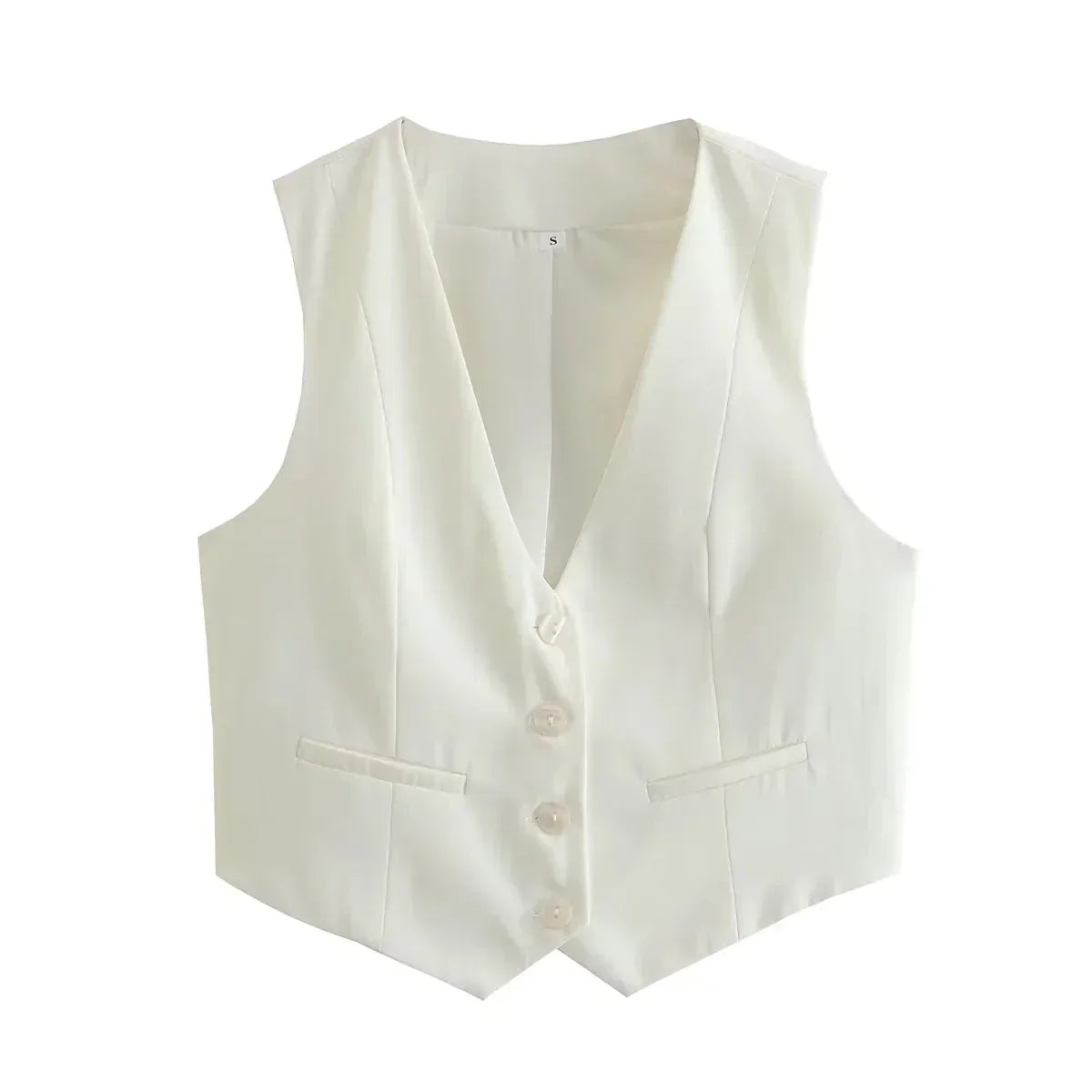 AMELIE | Cropped Gilet Top
