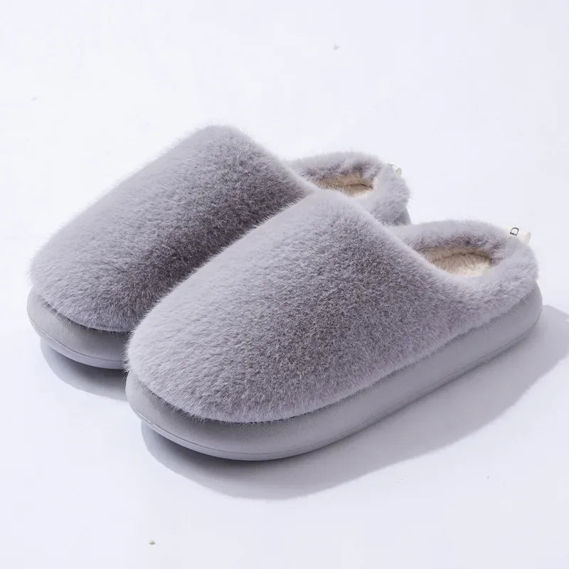 Noa | Bont Pantoffels Dames | Warme & Zachte Sloffen Voor Winter Comfort